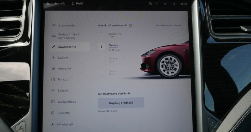 Tesla Model S cena 161007 przebieg: 115000, rok produkcji 2018 z Polanica-Zdrój małe 781